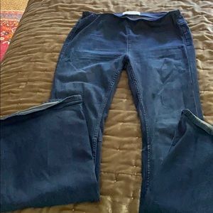 Free people elastic waist jeans